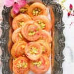 chirote in a silver platter