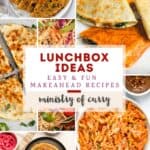 school lunch box ideas collage