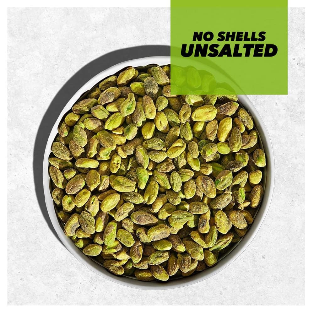a bowl with no shells unsalted wonderful pistachios 