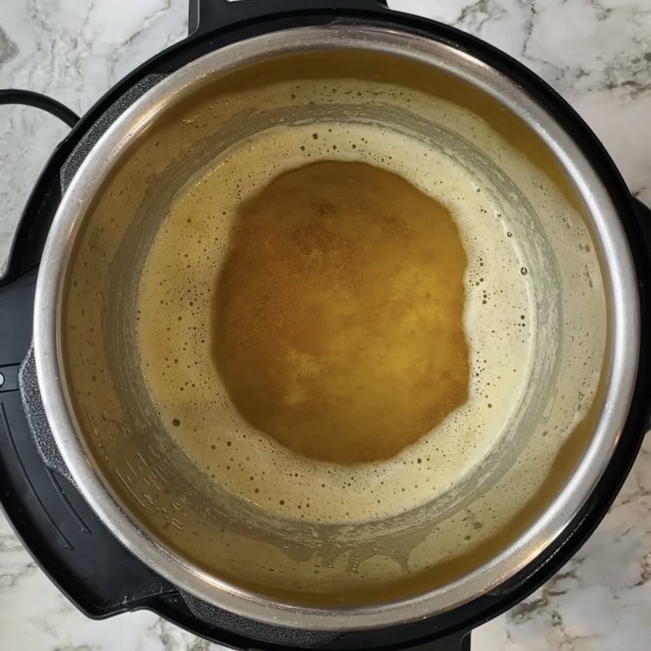 ghee with browned bits in Instant Pot 