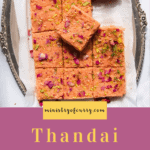 Thandai Kalakand