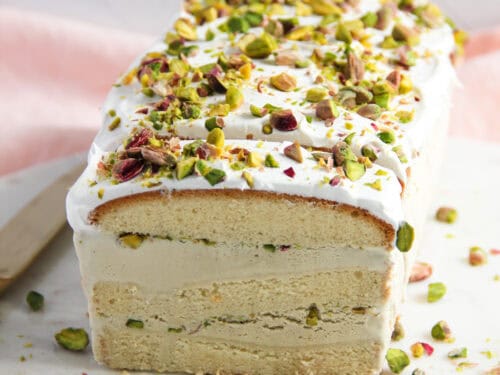pistachio ice cream cake