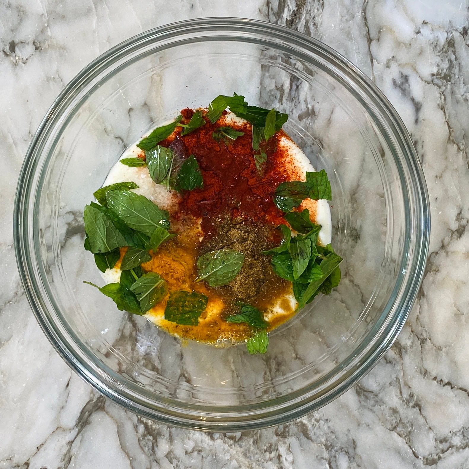 marinade ingredients in a bowl