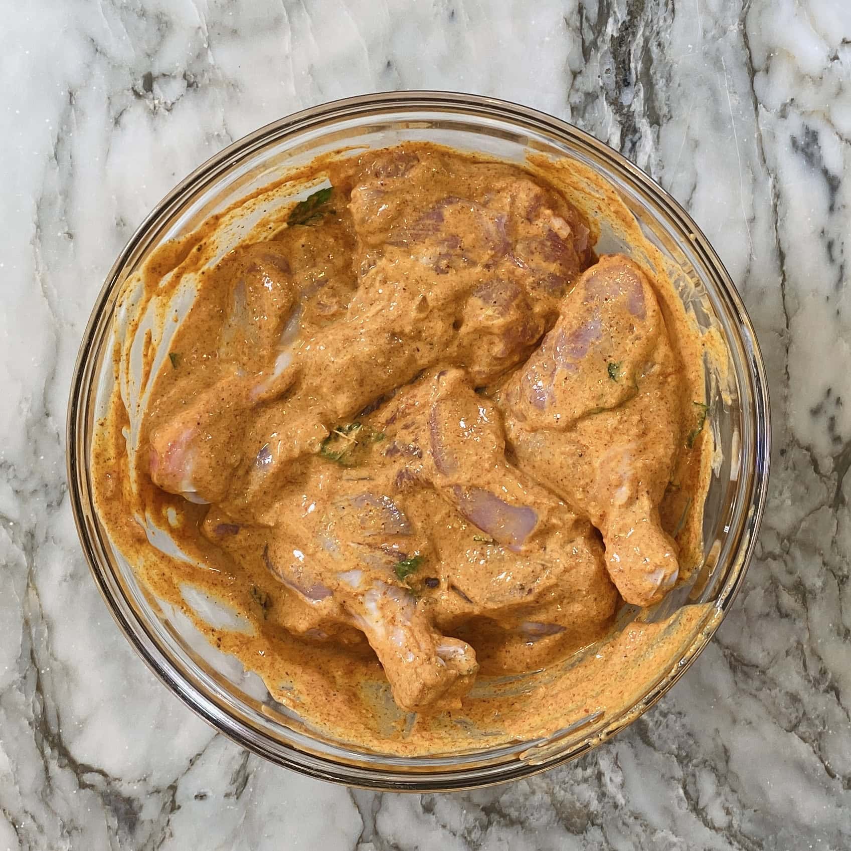 marinated chicken in a bowl