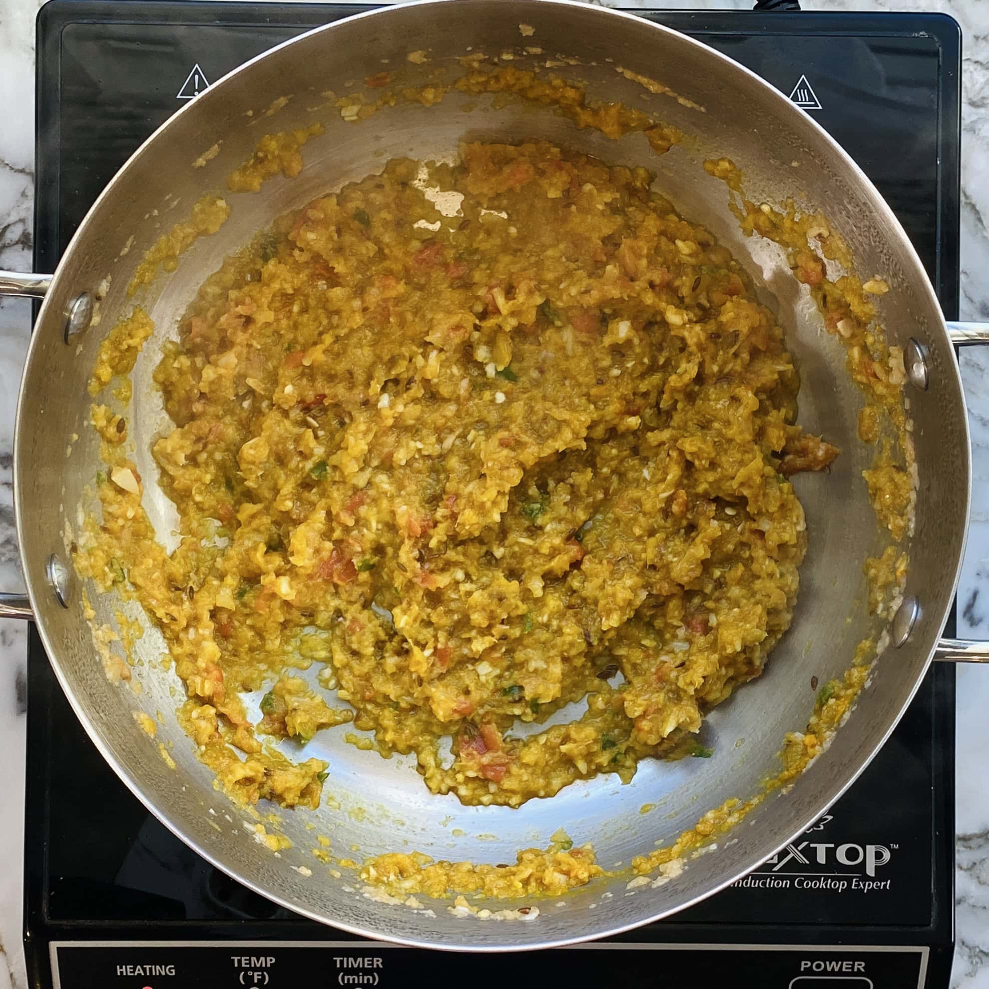 sauteed onion tomato puree 