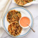 fasting thalipeeth served with peanut chutney