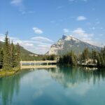 banff bow river bridge