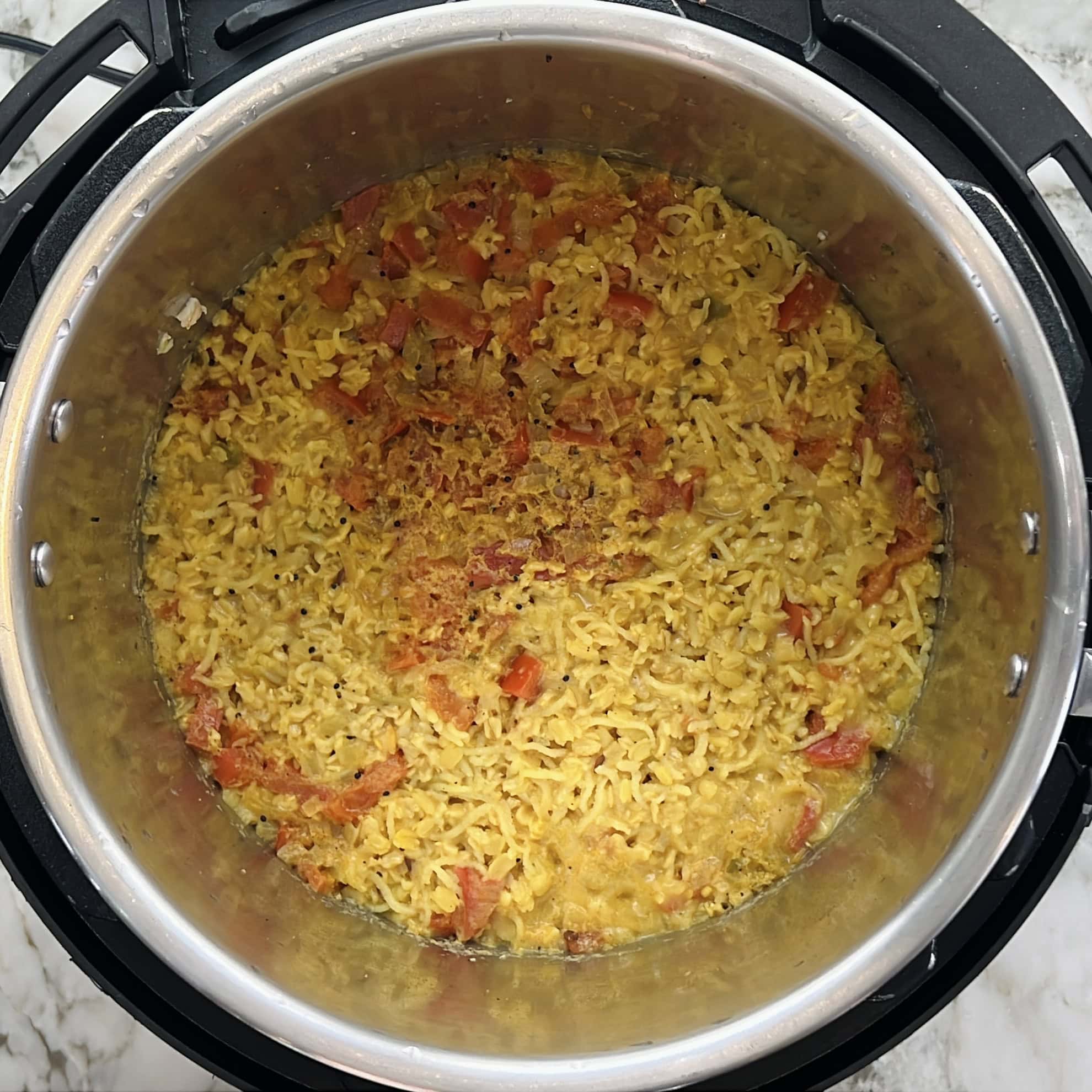 protein oats kitchari in the Instant Pot