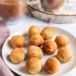 gluten free jeera butter biscuit in a white plate