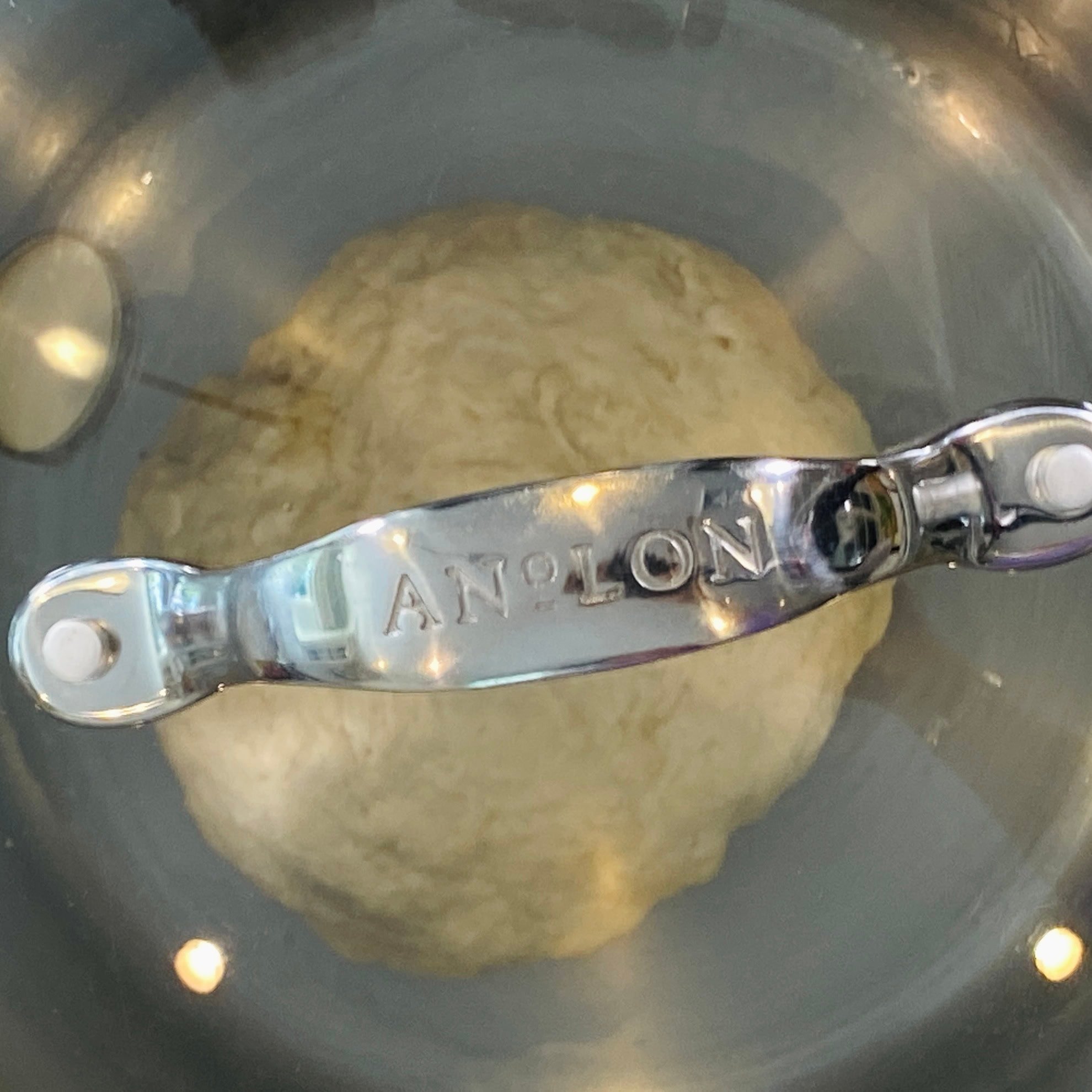 covered naan dough in Instant Pot
