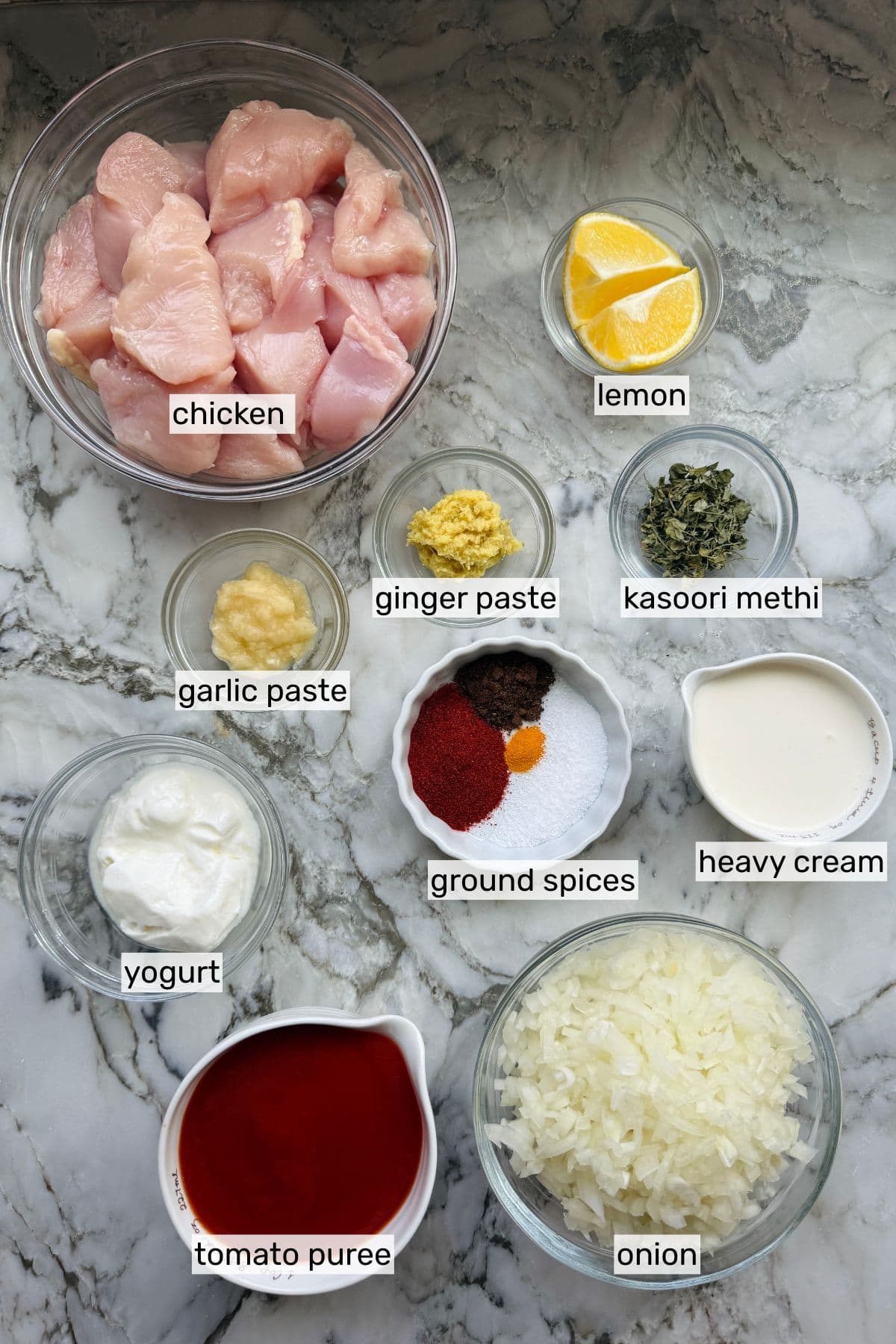 chicken tikka masala ingredients
