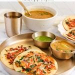 pinterest pin for for uttapam